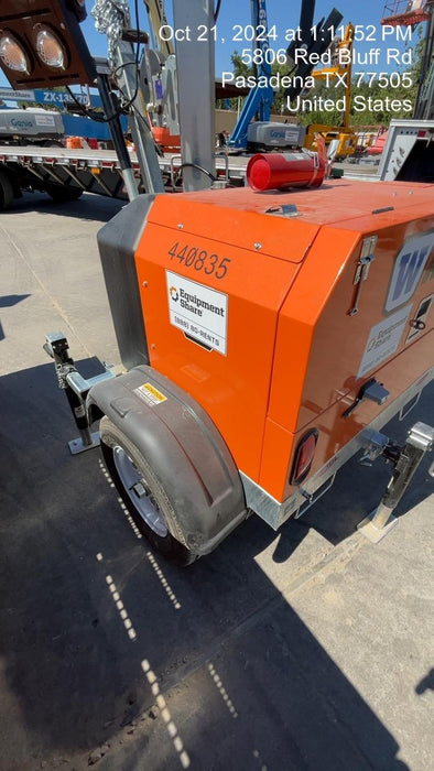 2024 Wanco WLTT-4MM4K Diesel, Deep Sea Controller, Shore Power Plug, Auto Start, (4) 350W LED Floodlights, 4kW Generator, 60 Gal Fuel Tank, 2" Ball, T3