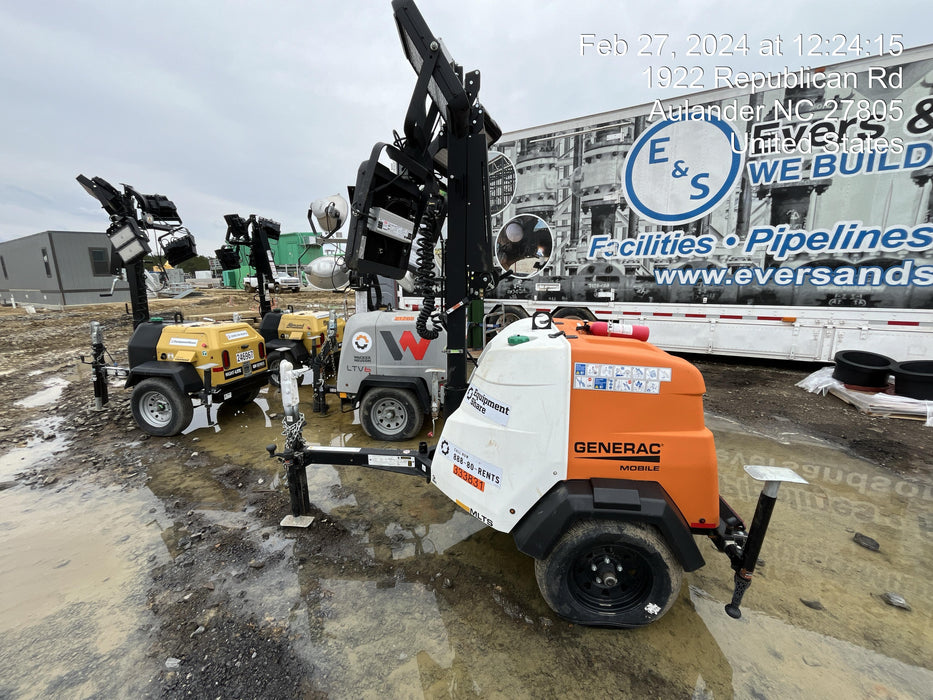 2023 Generac MLT2 Diesel, Flex Switch 120V Input, Powerzone Controller, (4) 320W LED Lights, 4kW Generator, 39.9 Gal Fuel Tank, 2" Ball, T3