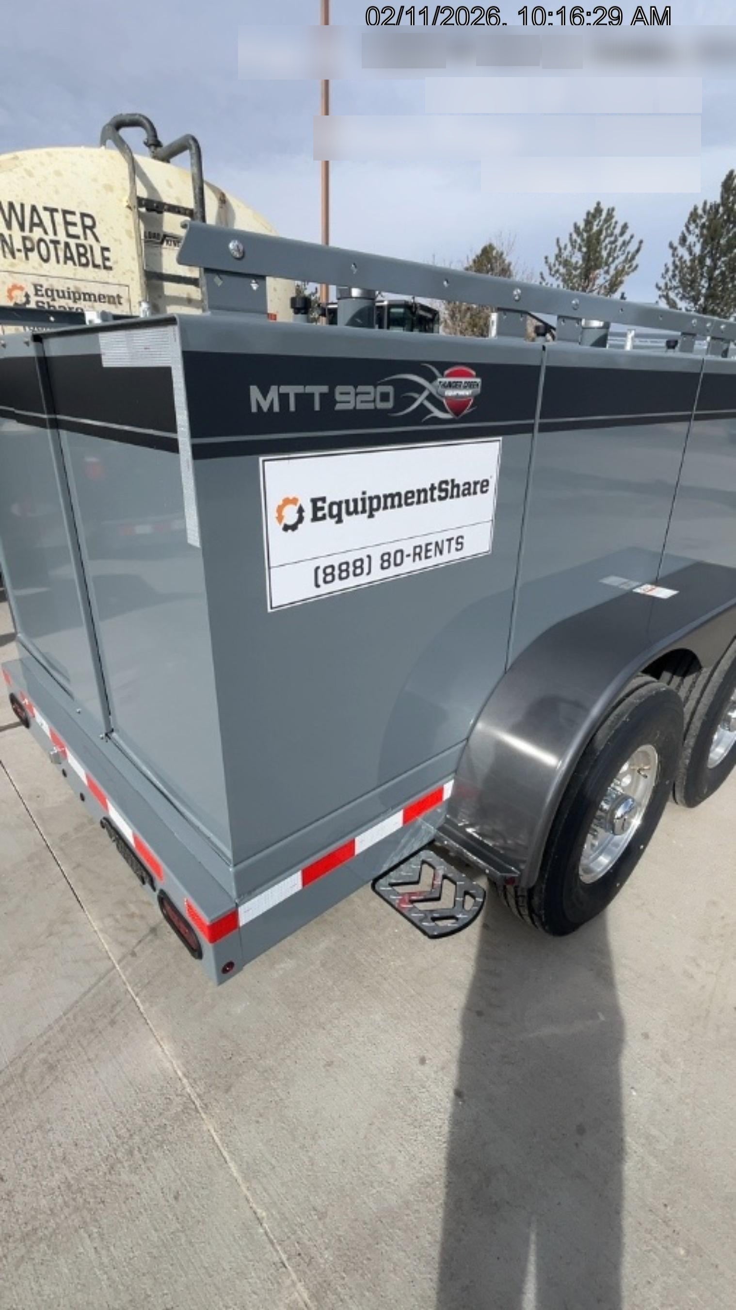 2026 THUNDER CREEK MTT920 - Hazmat not required