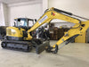 Wacker Neuson ET90 Enclosed Cab, Hybrid Tracks, Long Dipperstick, Bucket