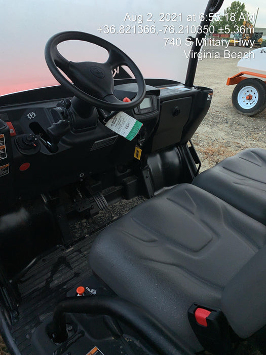 2021 Kubota RTV-X1140W-H Plastic Canopy, Windshield Acrylic Clear, LED Strobe Light, Wire Harness Kit, Back up Alarm