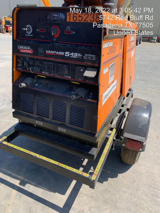 2021 Lincoln Electric Vantage 549X Ready Pak 3, ORANGE (includes trailer, cable rack, fender light kit)