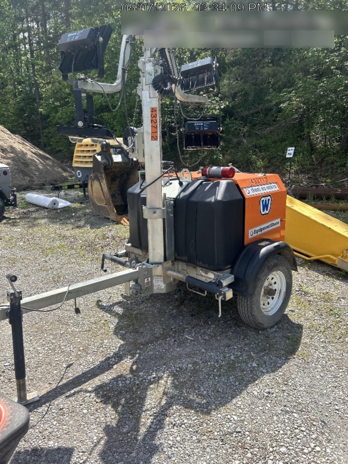 2024 Wanco WLTT-4MM4K Diesel, Deep Sea Controller, Shore Power Plug, Auto Start, (4) 350W LED Floodlights, 4kW Generator, 60 Gal Fuel Tank, 2" Ball, T3