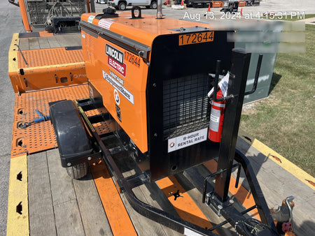 2021 Lincoln Electric Vantage 322 Vantage 322 Ready Pak 3 w/ Decals, ORANGE (includes trailer, cable rack, fender light kit) NO Telematics