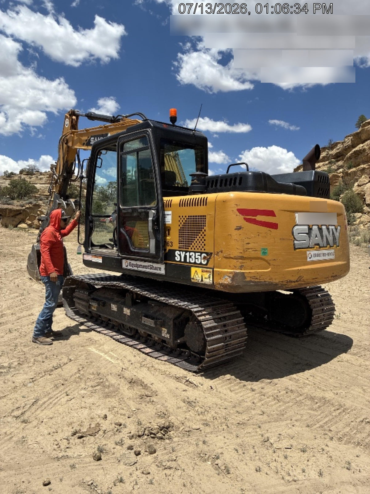 2018 SANY SY135C