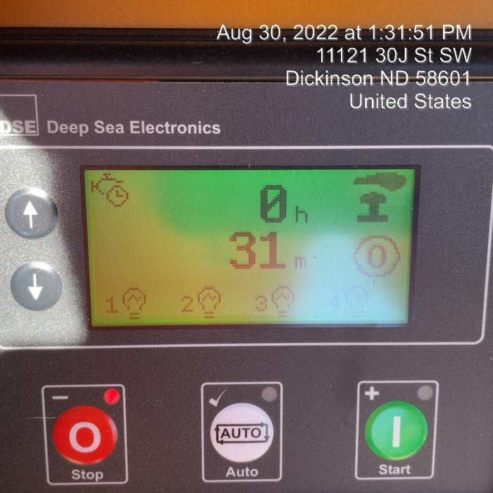 2022 Allmand NLV3GR (4) LED Light Fixture 350W, 23' Vertical Mast, 3kW Prime, Towable, ES Decals, T3