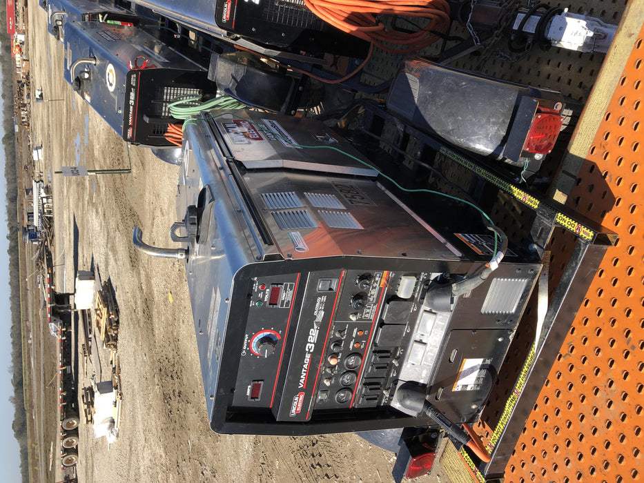 2020 Lincoln Electric Vantage 322 Welder Ready-Pak 3, w/ GPS & Decals (includes trailer, cable rack, fender light kit)