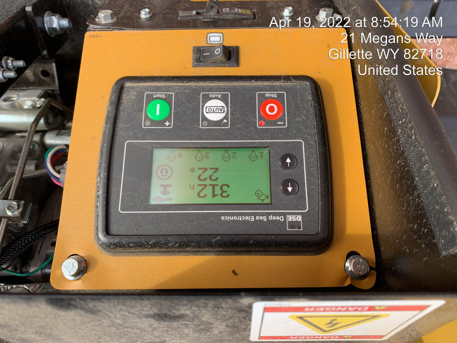 2021 Allmand NLV3GR (4) LED Light Fixture 350W, 23' Vertical Mast, 3kW Prime, Towable, Deep Sea L401, Leveling Jacks, Yanmar T4F 5.8hp