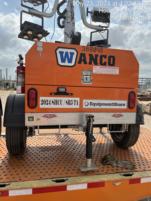 2024 Wanco WLTT-4MM4K Diesel, Deep Sea Controller, Shore Power Plug, Auto Start, (4) 350W LED Floodlights, 4kW Generator, 60 Gal Fuel Tank, 2" Ball, T3