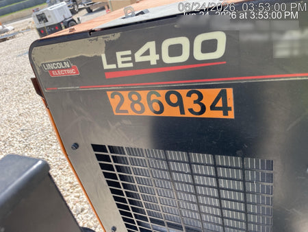 2022 Lincoln Electric LE400 Kubota V1505, Trlr, Cable Rack, Light Kit, ES Decals, T3