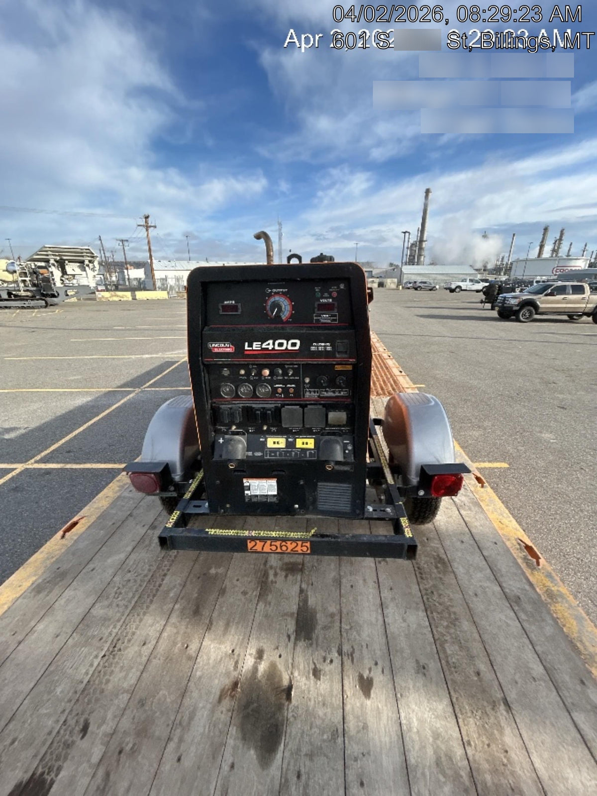 2022 Lincoln Electric LE400 Kubota V1505, Trlr, Cable Rack, Light Kit, ES Decals, T3