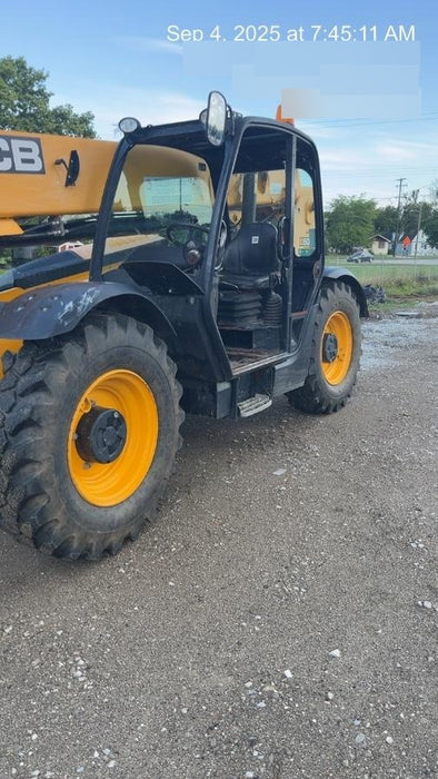 2019 JCB 506-36 Canopy, 74 HP, FF Tires, STD Worklight, Beacon, Aux Hydraulics, Lifting Eye, Back up Alarm 48" Carriage/48" Forks