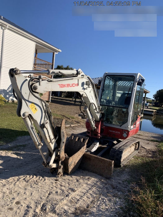 2020 Takeuchi TB-235-2CR Cab/Heat/Air, Rubber Tracks, Manual TAG QC
