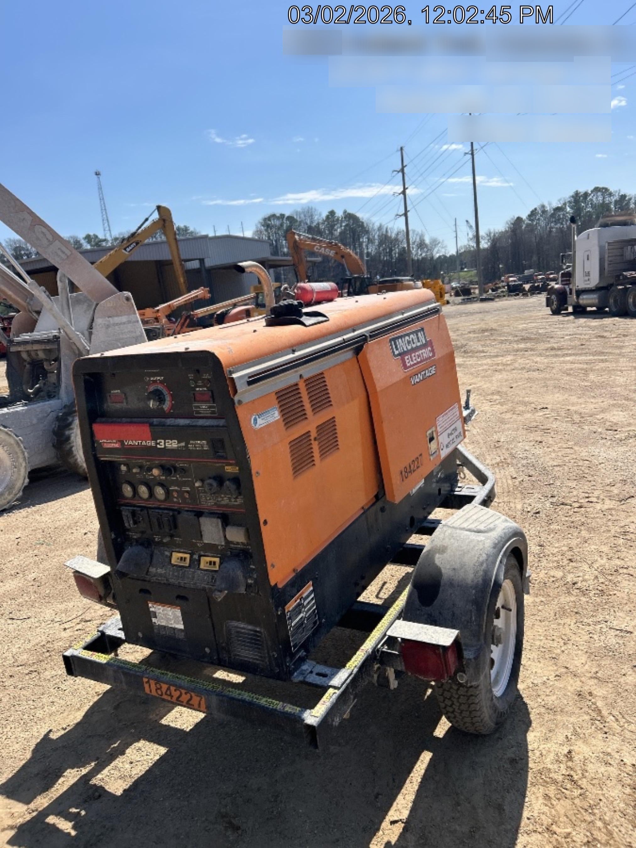 2021 Lincoln Electric Vantage 322 VANTAGE 322 READY-PAK 3
