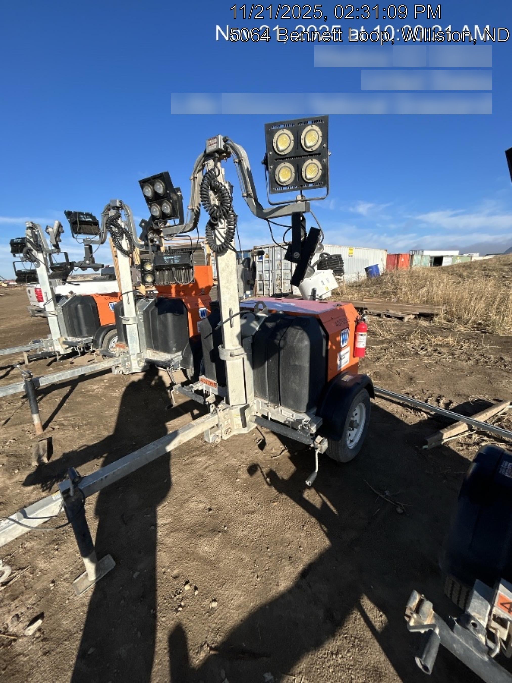 2024 Wanco WLTT-4MM4K Diesel, Deep Sea Controller, Shore Power Plug, Auto Start, (4) 350W LED Floodlights, 4kW Generator, 60 Gal Fuel Tank, 2" Ball, T3