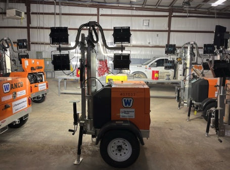 2024 Wanco WLTT-4MM4K Diesel, Deep Sea Controller, Shore Power Plug, Auto Start, (4) 350W LED Floodlights, 4kW Generator, 60 Gal Fuel Tank, 2" Ball, T3