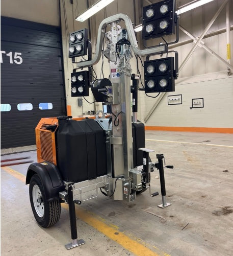 2024 Wanco WLTT-4MM4K Diesel, Deep Sea Controller, Shore Power Plug, Auto Start, (4) 350W LED Floodlights, 4kW Generator, 60 Gal Fuel Tank, 2" Ball, T3