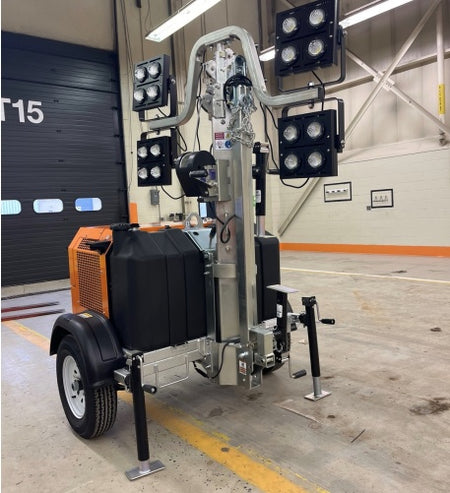 2024 Wanco WLTT-4MM4K Diesel, Deep Sea Controller, Shore Power Plug, Auto Start, (4) 350W LED Floodlights, 4kW Generator, 60 Gal Fuel Tank, 2" Ball, T3