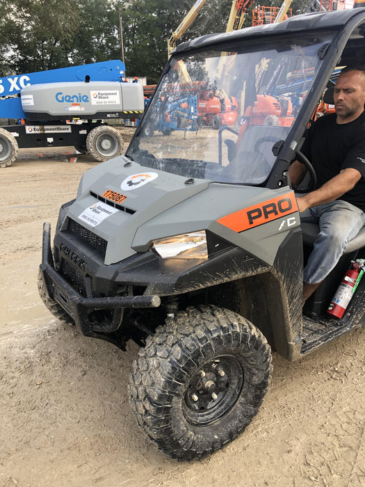 Polaris Pro XD 4000D AWD Canopy, Diesel, 4-6 Passenger, LED Strobe, Rearview Mirror