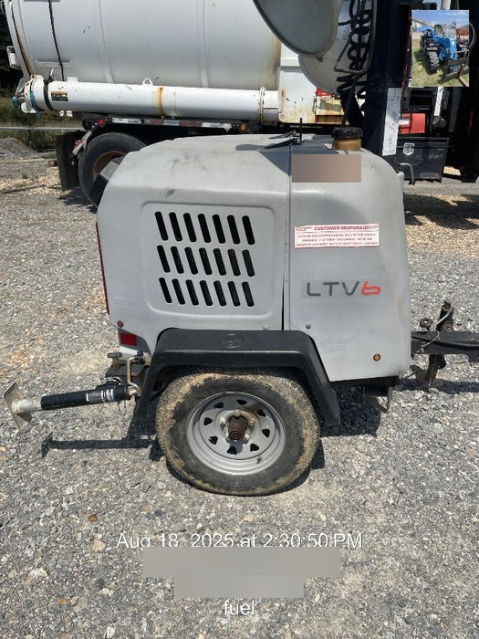 2019 Wacker Neuson LTV6L-MH Wacker Neuson LTV6L Mobile Light Tower w/Fuel Level Sensor Installed