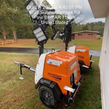 2023 Generac MLT2 Diesel, Flex Switch 120V Input, Powerzone Controller, (4) 320W LED Lights, 4kW Generator, 39.9 Gal Fuel Tank, 2" Ball, T3