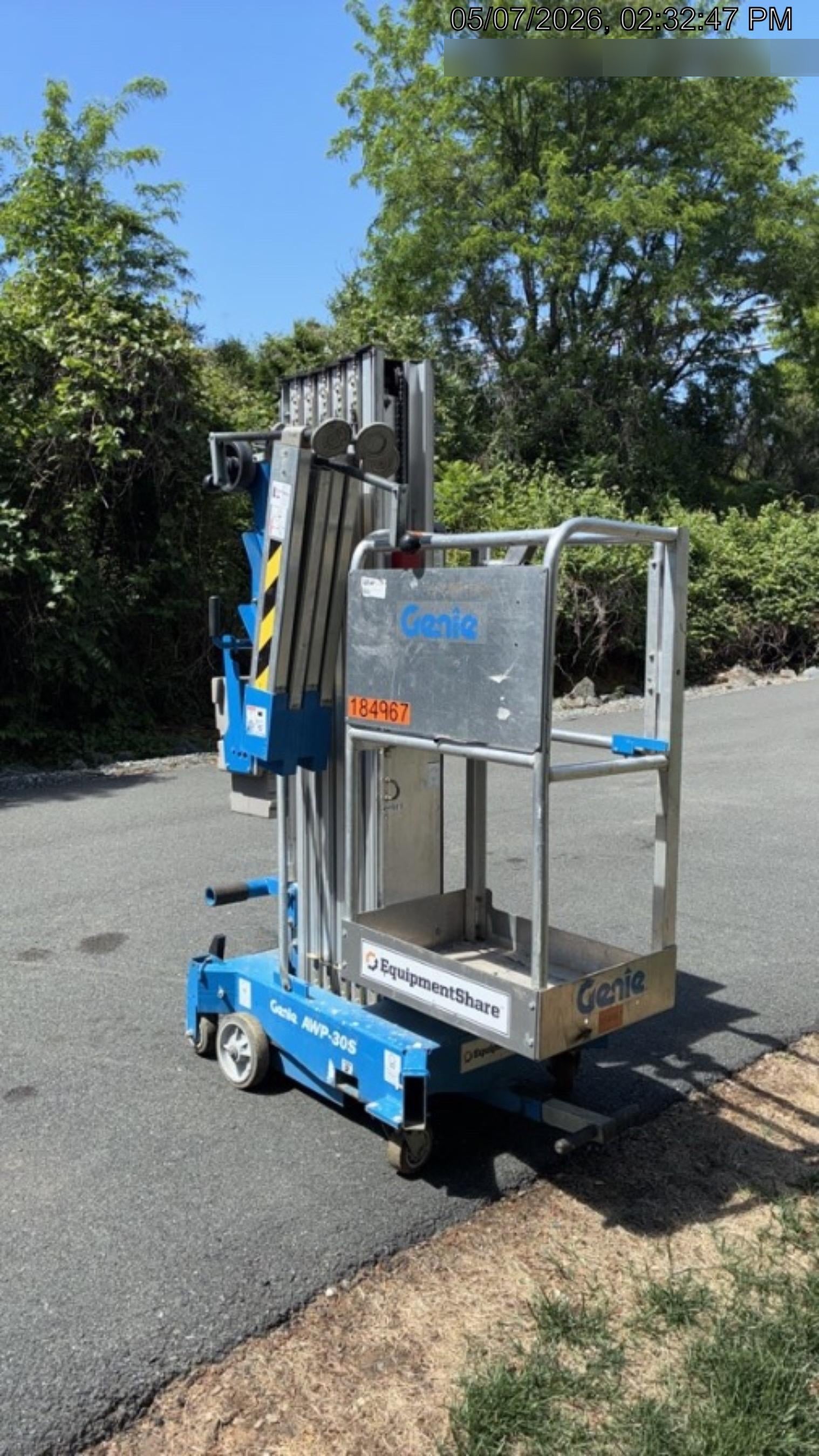 2021 GENIE AWP-30S DC