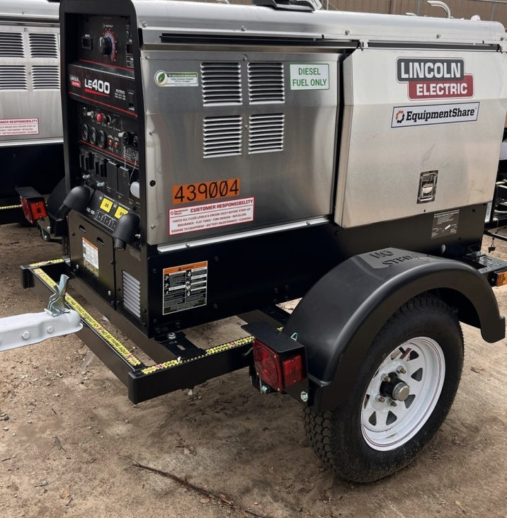 2024 Lincoln Electric LE400 Kubota V1505, Trlr, Cable Rack, Light Kit, ES Decals, T3