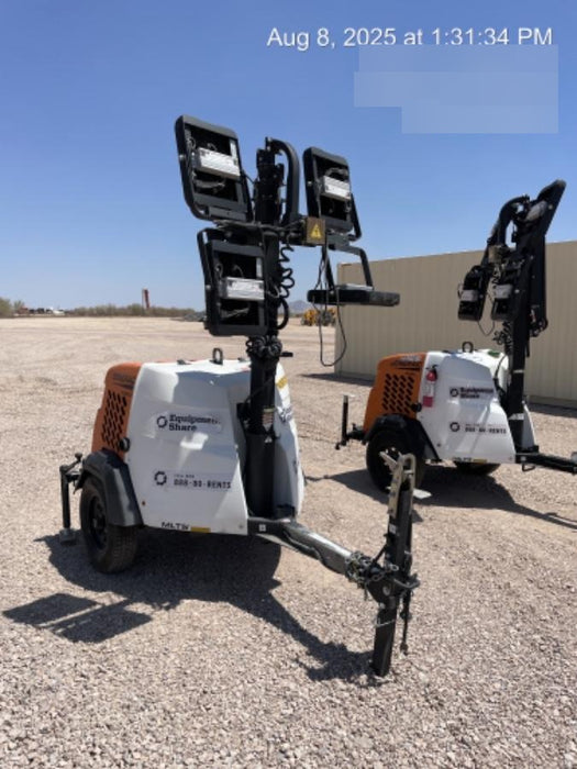 2024 Generac MLT2 Diesel, Flex Switch 120V Input, Powerzone Controller, 
(4) 320W LED Lights, 4kW Generator, 39.9 Gal Fuel Tank, 2" Ball, T3