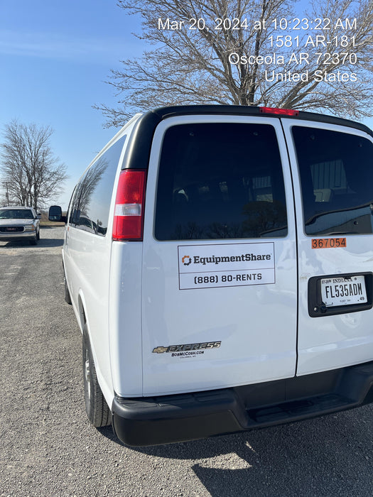 2023 CHEVROLET Express Van - Rental