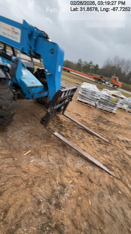 2018 Genie GTH-636 Genie GTH-636 w/Open ROPS, Solid Tires, Work Light/Beacon, 48" Carriage and Forks