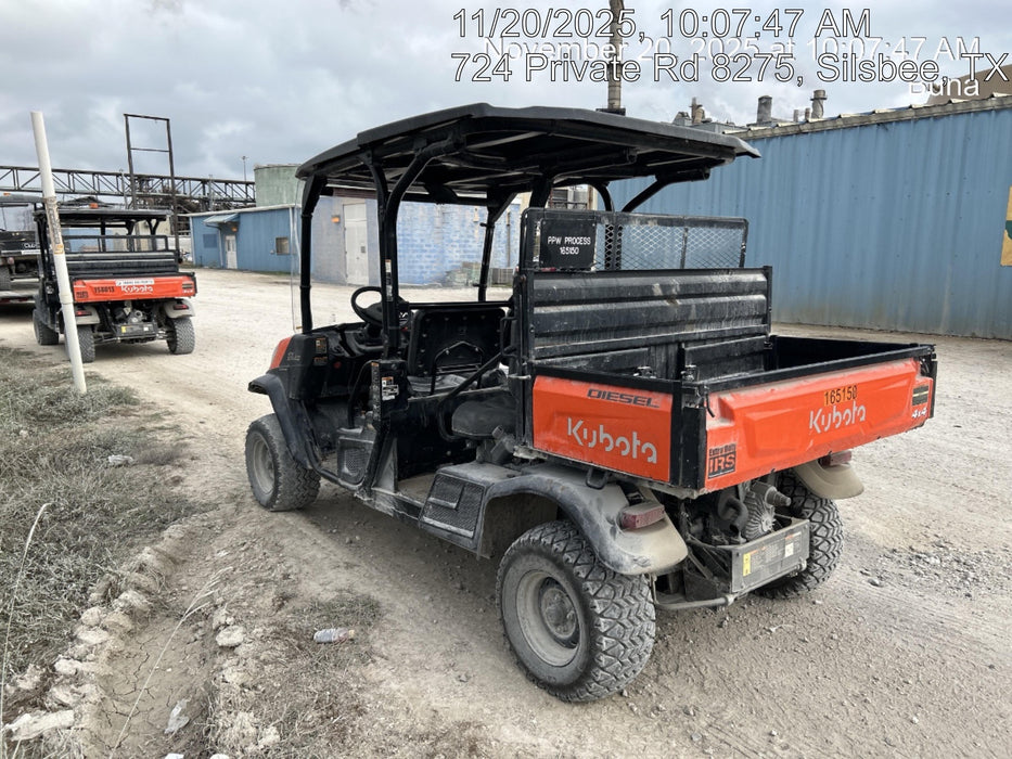 2021 Kubota RTV-X1140W-H Plastic Canopy, Windshield Acrylic Clear, LED Strobe Light, Wire Harness Kit, Back up Alarm