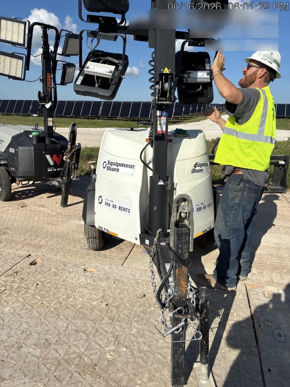 2023 Generac MLT2 Diesel, Flex Switch 120V Input, Powerzone Controller, 
(4) 320W LED Lights, 4kW Generator, 39.9 Gal Fuel Tank, 2" Ball, T3