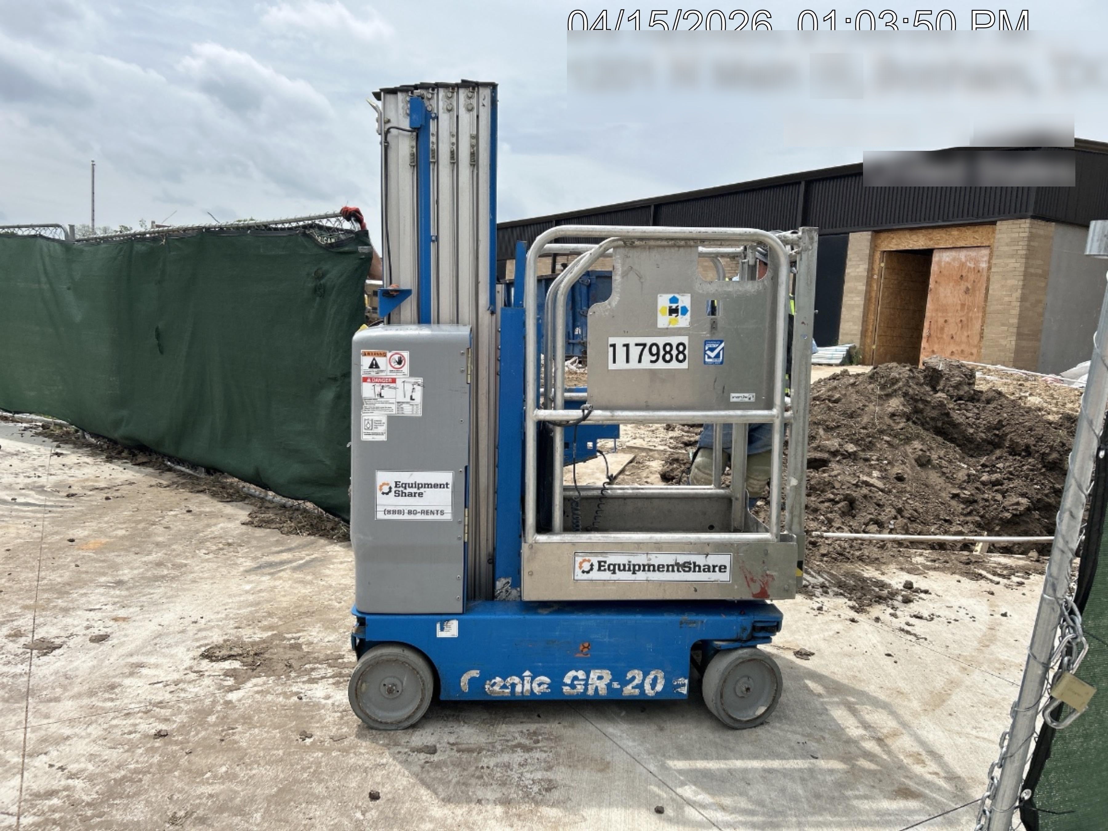 2020 GENIE GR-20