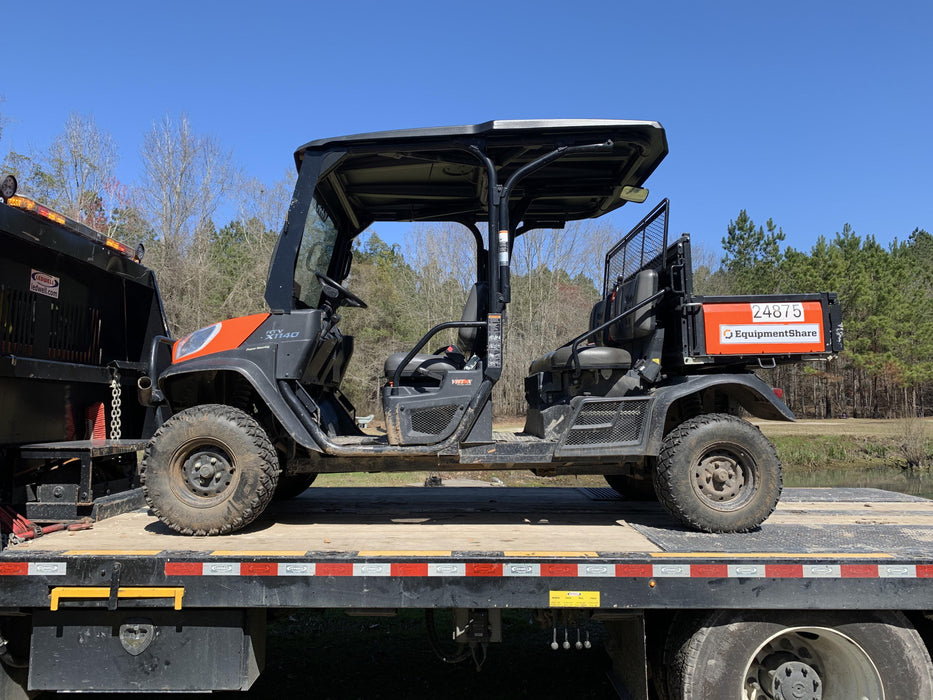 Kubota RTV-X1140W-H Kubota RTVX1140WH 4wd Utility Cart, LED Strobe, Windshield Tempered Glass, Pastic Canopy, Wire Harness Kit, Backup Alarm