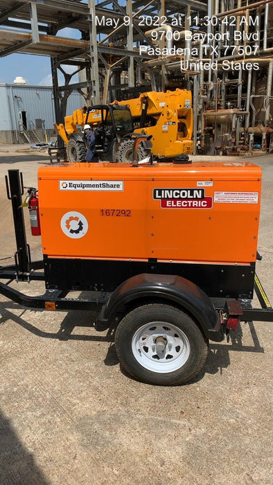 2021 Lincoln Electric Vantage 322 Vantage 322 Ready Pak 3 w/ Decals, ORANGE (includes trailer, cable rack, fender light kit) NO Telematics