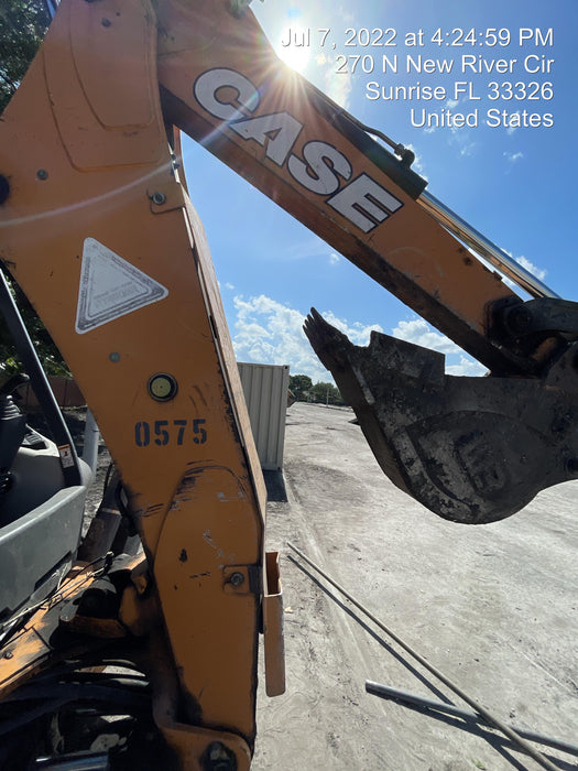 2017 Case 580N EP STANDARD HOE, ROPS, PILOT CONTROLS, AUX HYD