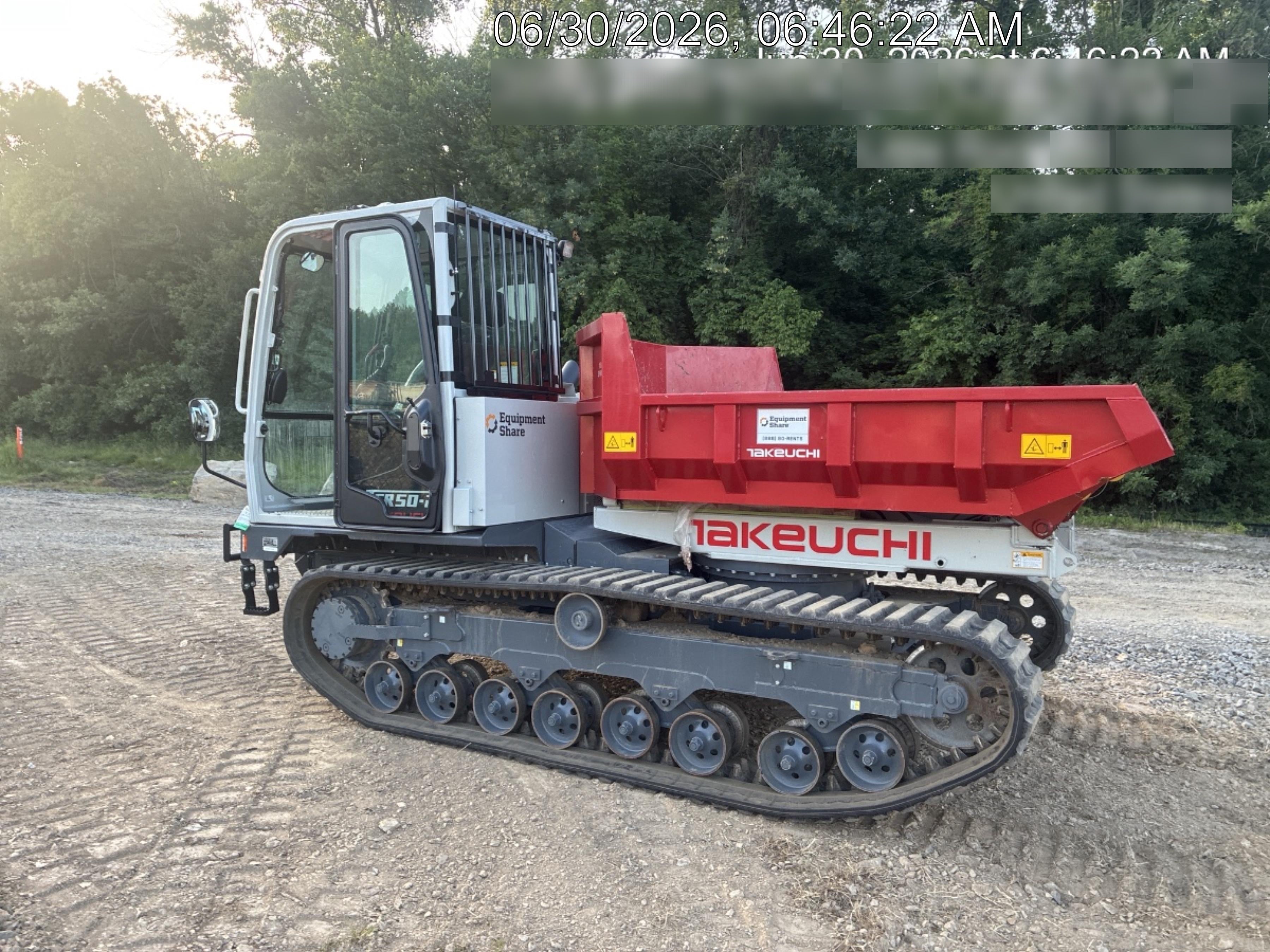 2025 TAKEUCHI TCR 50-2CR