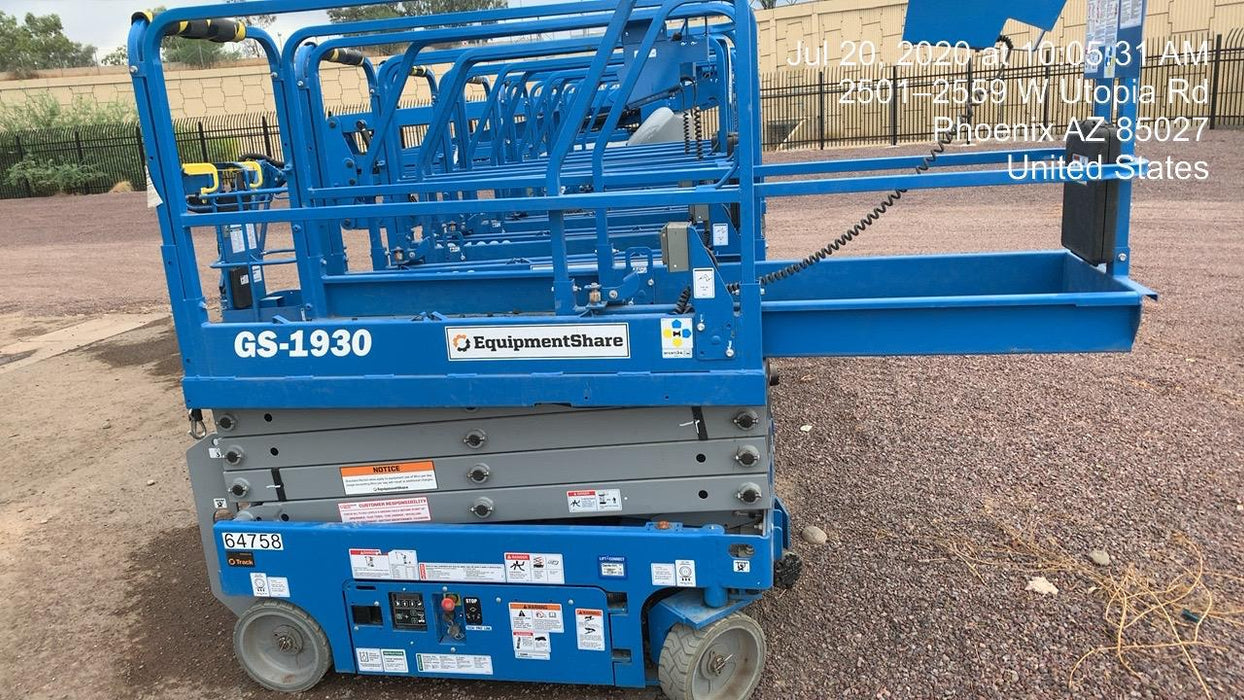 2020 Genie GS-1930 Standard Machine