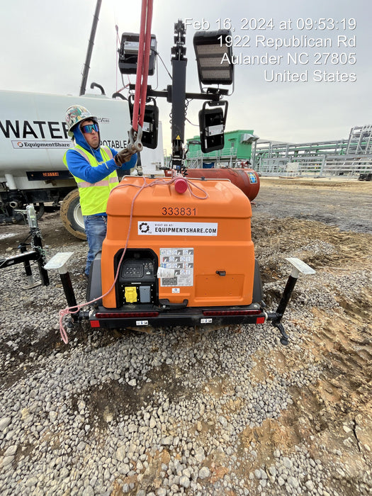 2023 Generac MLT2 Diesel, Flex Switch 120V Input, Powerzone Controller, (4) 320W LED Lights, 4kW Generator, 39.9 Gal Fuel Tank, 2" Ball, T3