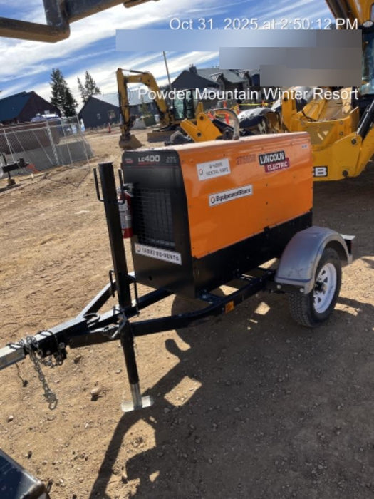 2022 Lincoln Electric LE400 Kubota V1505, Trlr, Cable Rack, Light Kit, ES Decals, T3