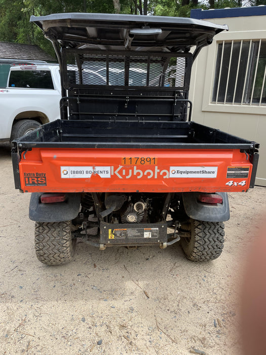 2021 Kubota RTV-X1140W-H Plastic Canopy, Windshield Acrylic Clear, LED Strobe Light, Wire Harness Kit, Back up Alarm