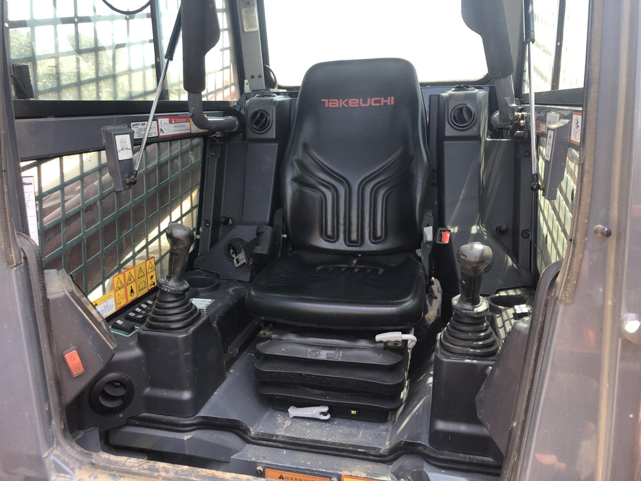2019 Takeuchi TL12V2C Cab/Heat/AC, Back-up Alarm, Hydraulic QC w/80" HD Tooth Bucket