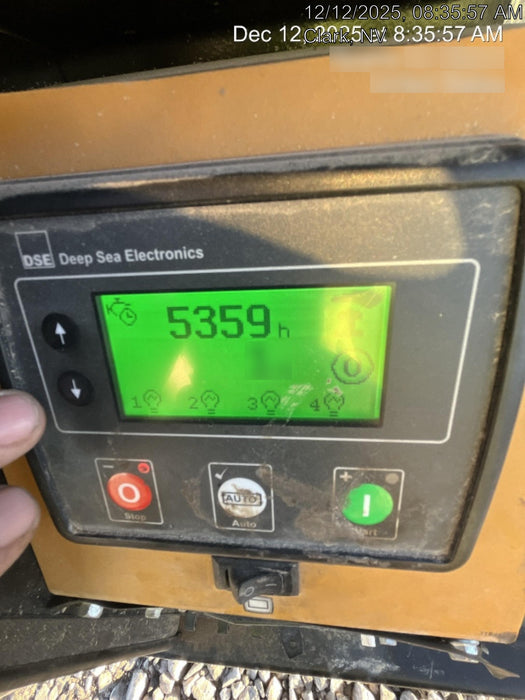 Allmand NLV3GR (4) LED Light Fixture 350W, 23' Vertical Mast, 3kW Prime, Towable, Deep Sea L401, Leveling Jacks, Yanmar T4F 5.8hp