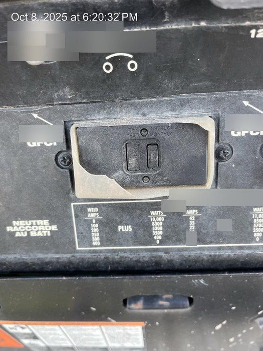 2019 Lincoln Electric Vantage 322 Welder Ready-Pak 3, Two wheel trailer, Fender and Light kit, Cable Rack