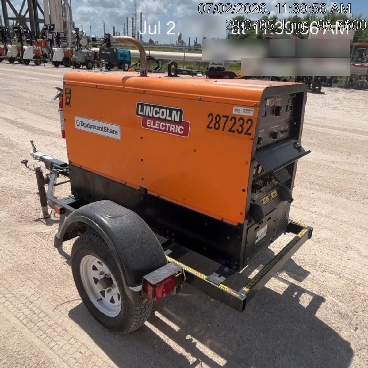 2022 Lincoln Electric LE400 Kubota V1505, Trlr, Cable Rack, Light Kit, ES Decals, T3