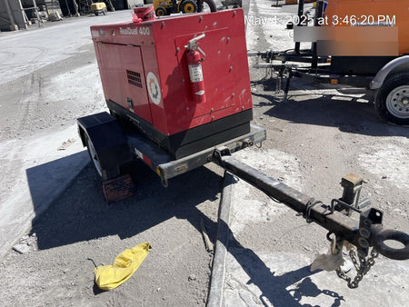 2022 Shindaiwa DGW400MDL Kubota D902 Engine, 23 HP, Dual Op Welder, Wire, Arc, Droop Stick, Tig, and CC Stick Functionality, Simulphase, 3 Phase and 1 Phase Gen Output, Single Axle NB Trlr, Slr Trckl Chrg 12V 12W, Fire Ext
