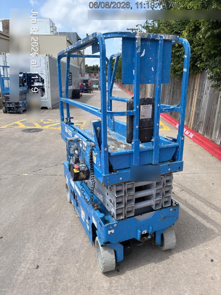 2019 Genie GS-1930 Fixed Rails with Chain Entry