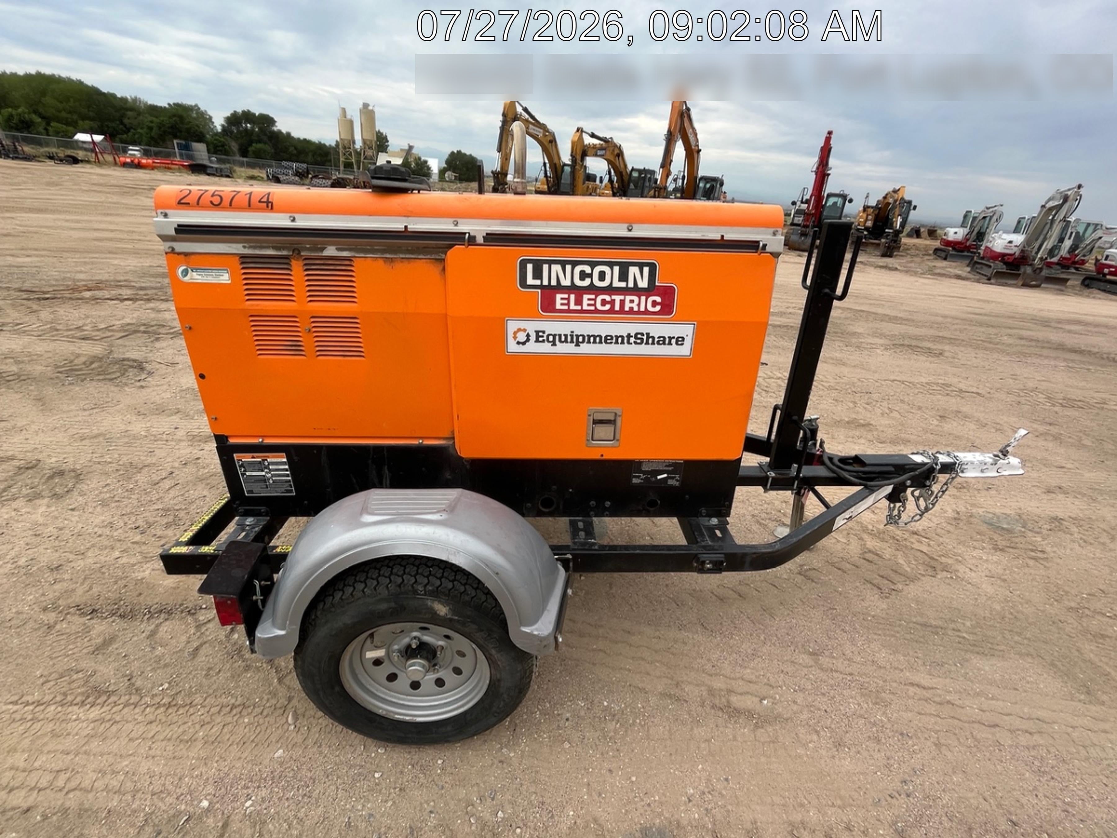 2022 Lincoln Electric LE400 Kubota V1505, Trlr, Cable Rack, Light Kit, ES Decals, T3