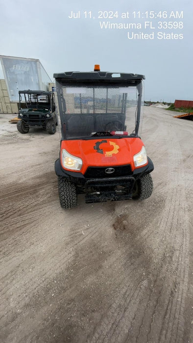 2019 Kubota RTV-X900 4wd Utility Cart, LED Strobe, Windshield Tempered Glass, Plastic Canopy, Backup Alarm