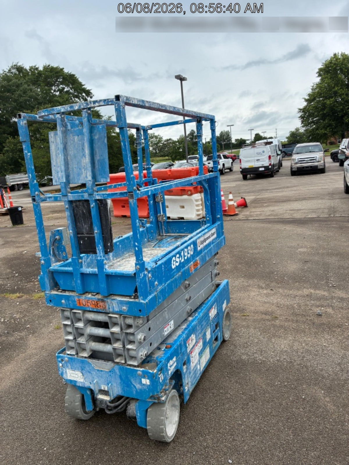2020 Genie GS-1930 Solid Non Marking Tires, Beacon, Folding rails with half height swing gate